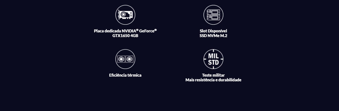 Noteboook Gamer Lenovo Ideapad Gaming 3i Intel Core i5-10300H 8GB 256GB SSD GeForce GTX 1650 4GB 15,6 Full HD Linux, Azul